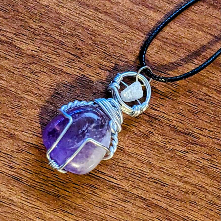 Amethyst & Moonstone Pendant | Schappell Designs